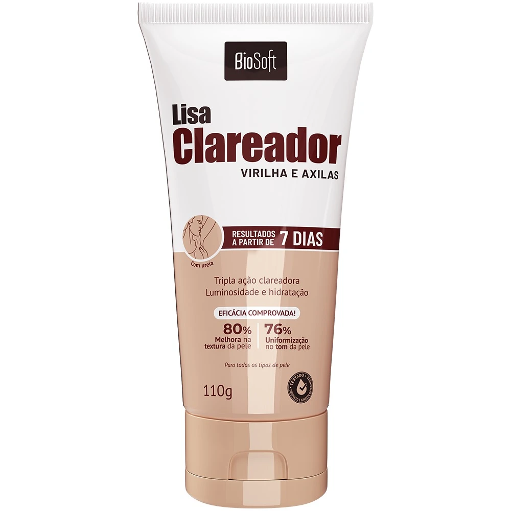 Cr Clareador Bio Soft 110g Virilha E Axilas