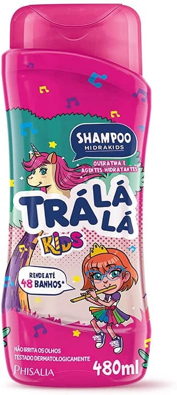 Shampoo Trá Lá Lá Hidrakids Frasco 480ml