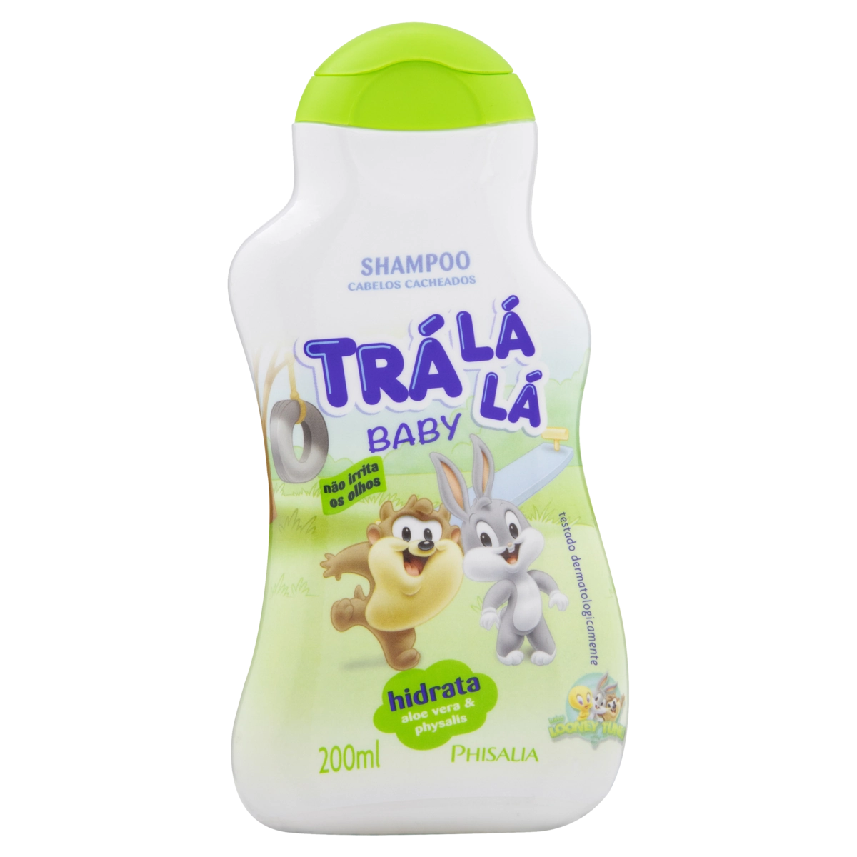 Shampoo Looney Tunes Trá Lá Lá Baby Hidrata Frasco 200ml