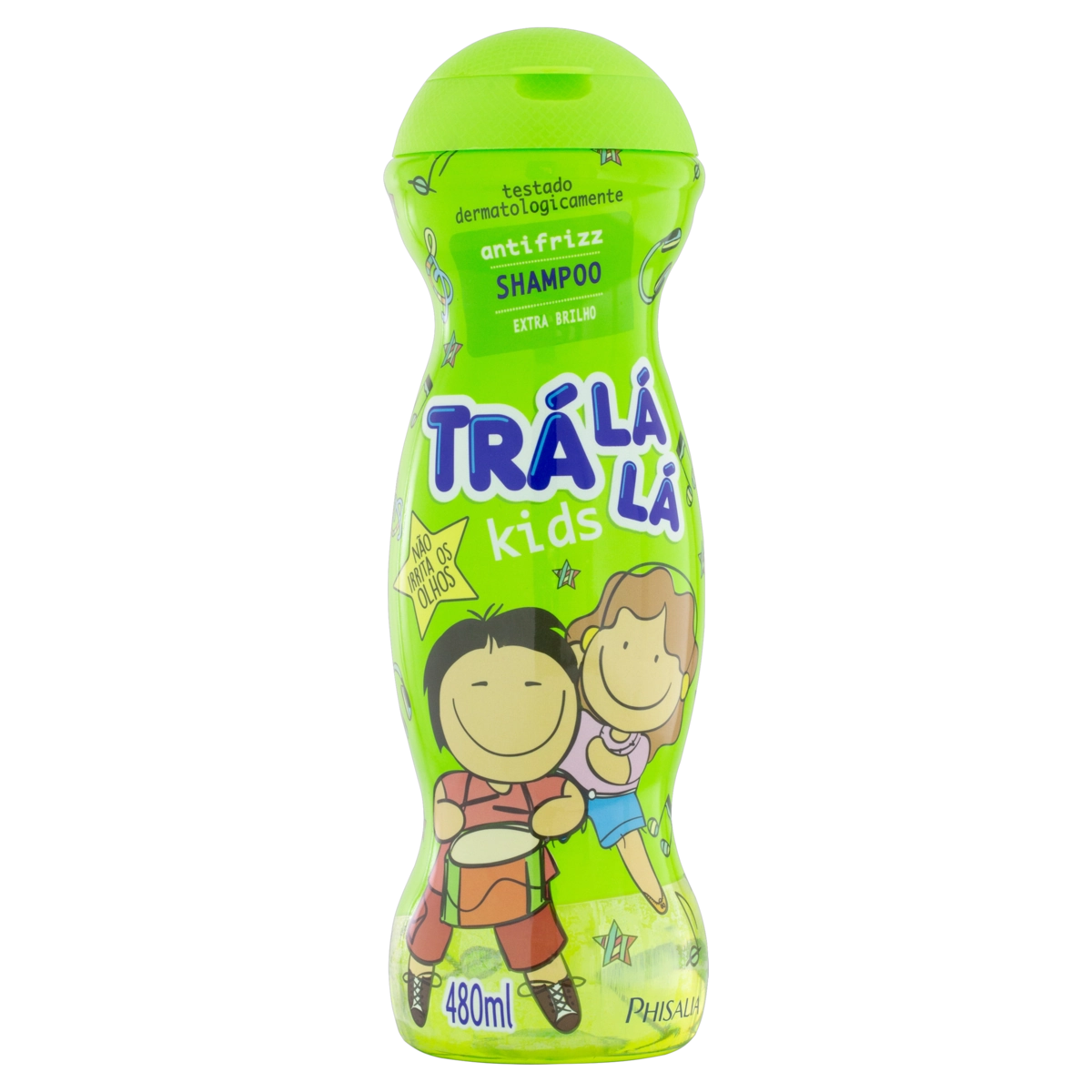 Shampoo Antifrizz Trá Lá Lá Kids Cabelos Disciplinados Frasco 480ml