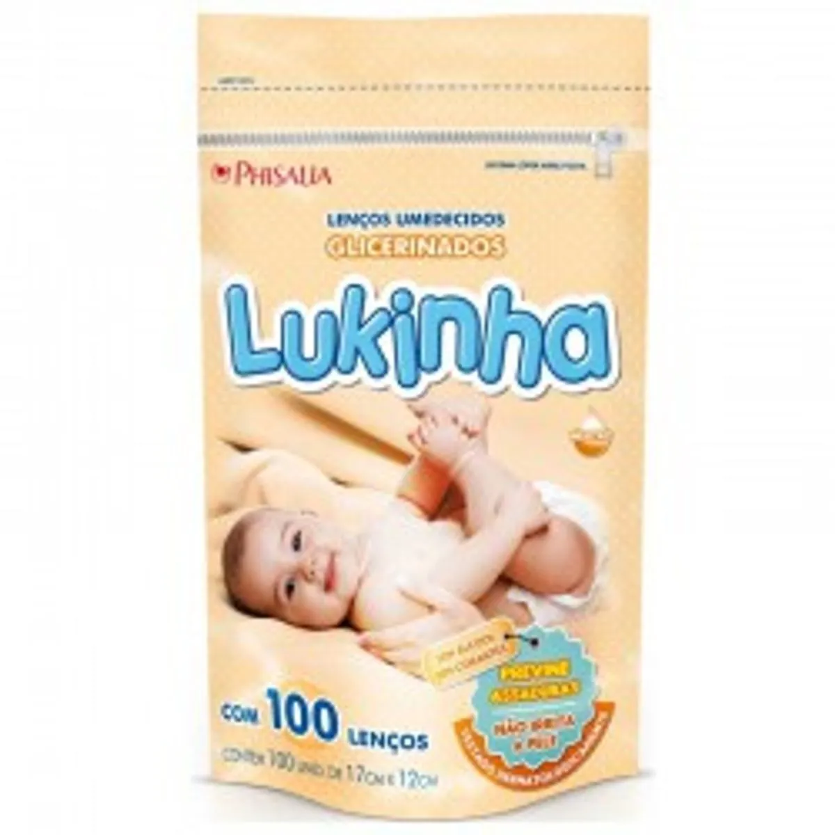 Lencos Umed Lukinha Refil C/100 Neutro