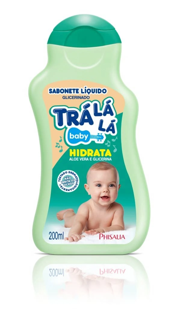 Sabonete Líquido Tra La La Glicerina Baby Hidrata