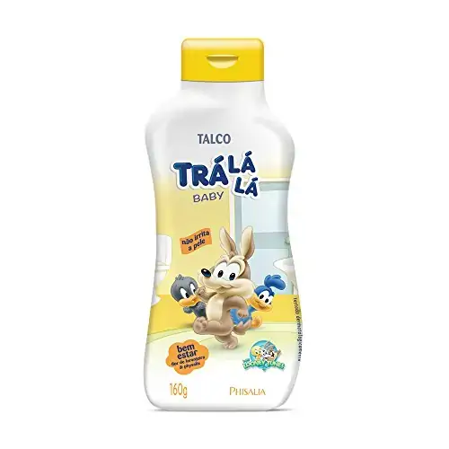 Talco Bebê Trá Lá Lá Baby Bem Estar Frasco 160g