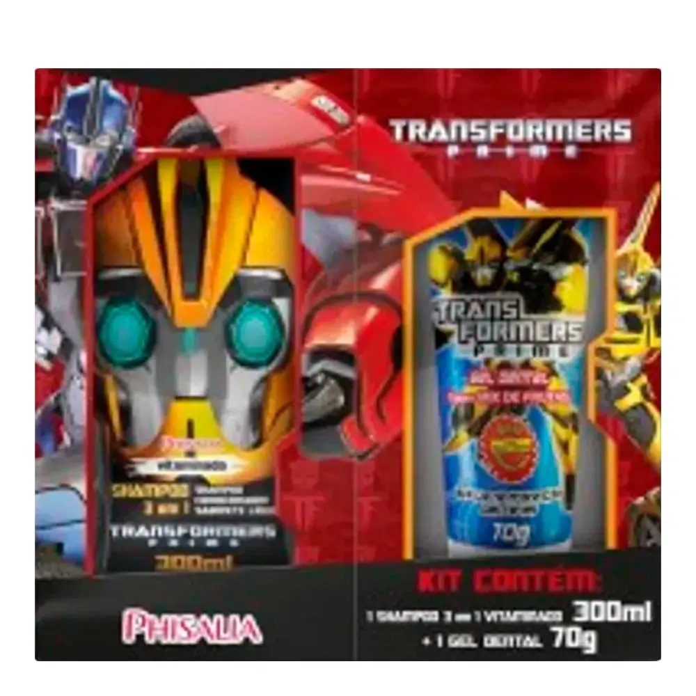 Kit Transformers Shampoo Gel Dental