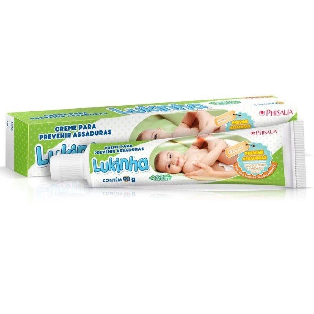 Creme Preventivo De Assaduras Bebê Lukinha Caixa 90g