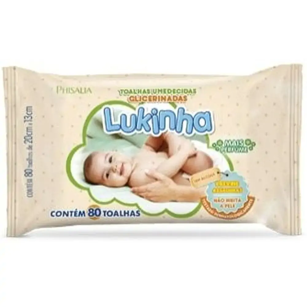 Toalha Umed Tra La La Lukinha Mais Perfume C/80unidade