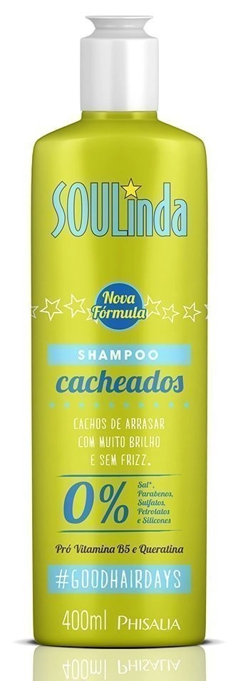 Shampoo Phisalia Jacques Janine Cacheados Frasco 400ml