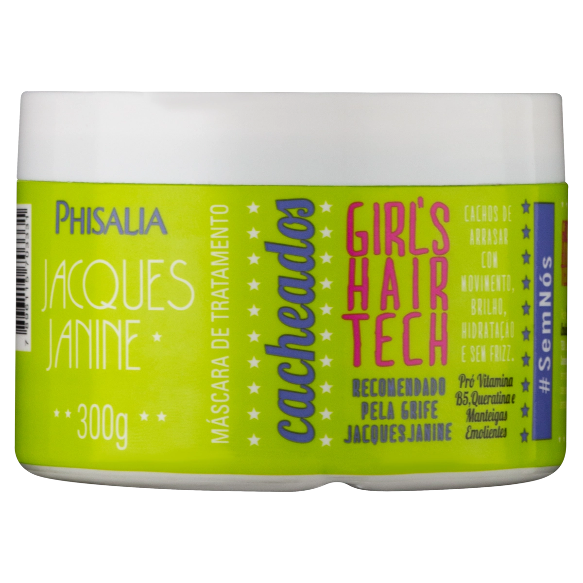 Máscara De Tratamento Phisalia Jacques Janine Cacheados Pote 300g