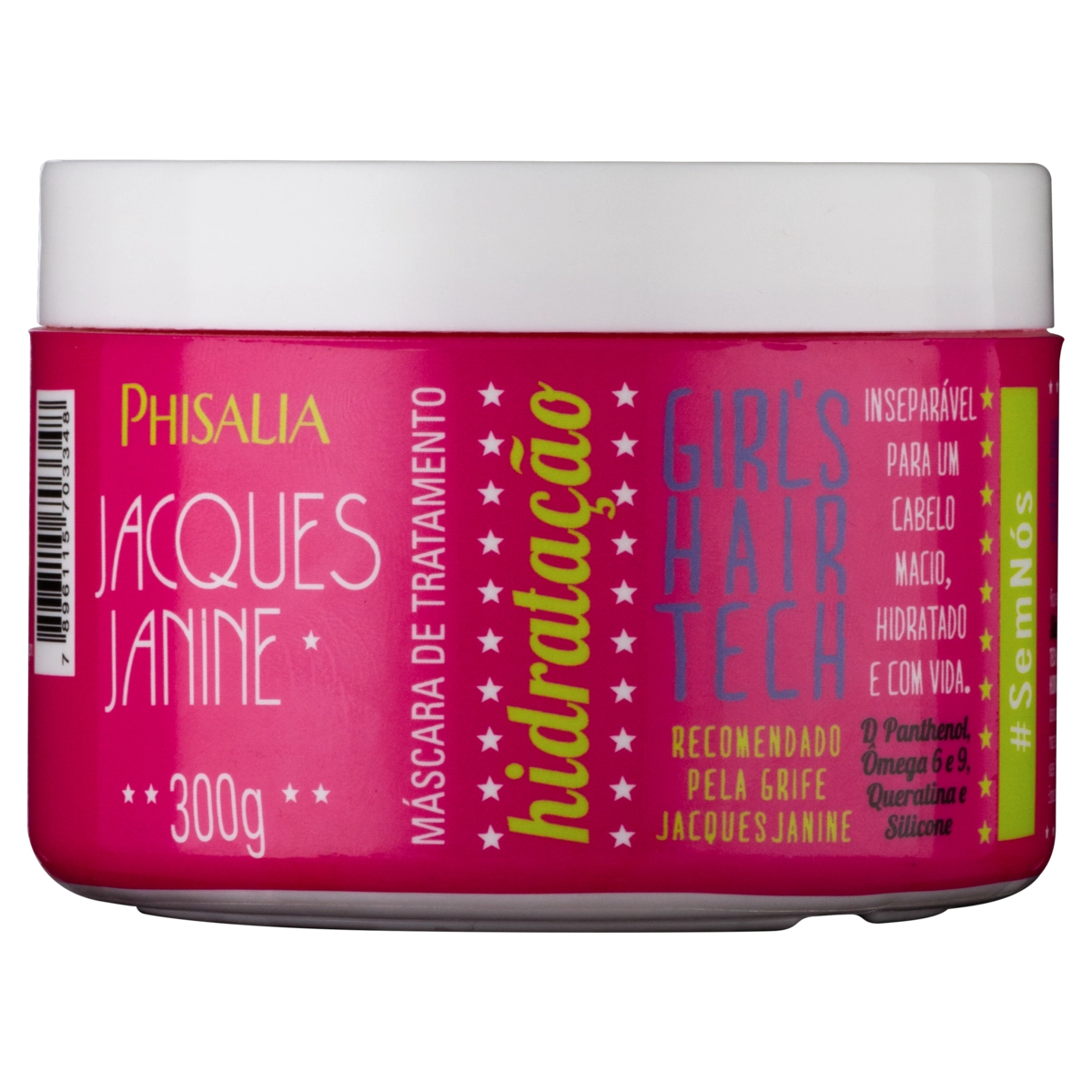 Máscara De Tratamento Hidratação Phisalia Jacques Janine Pote 300g