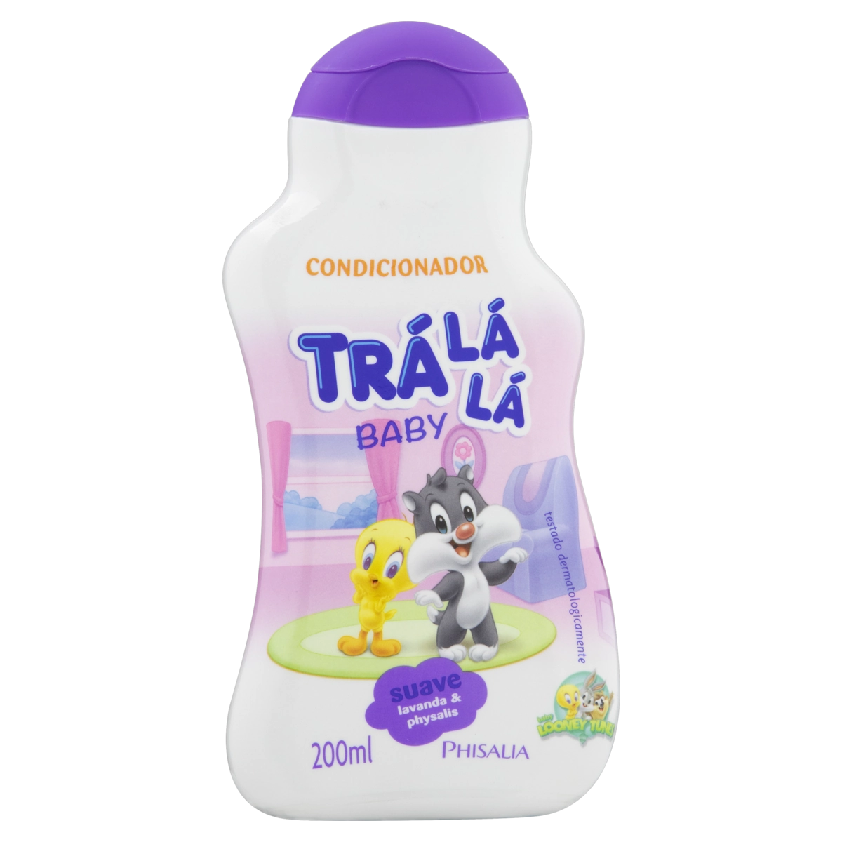 Condicionador Looney Tunes Trá Lá Lá Baby Suave Frasco 200ml
