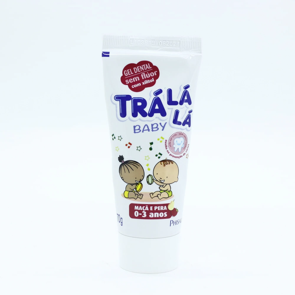 Gel Dental Trá Lá Lá Baby Maçã e Pera 70g