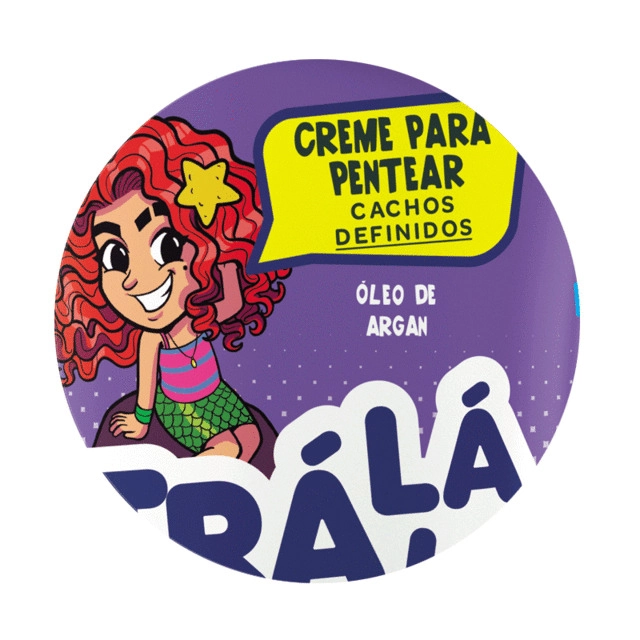 Creme Para Pentear Trá Lá Lá Kids Cachos Definidos Frasco 300ml