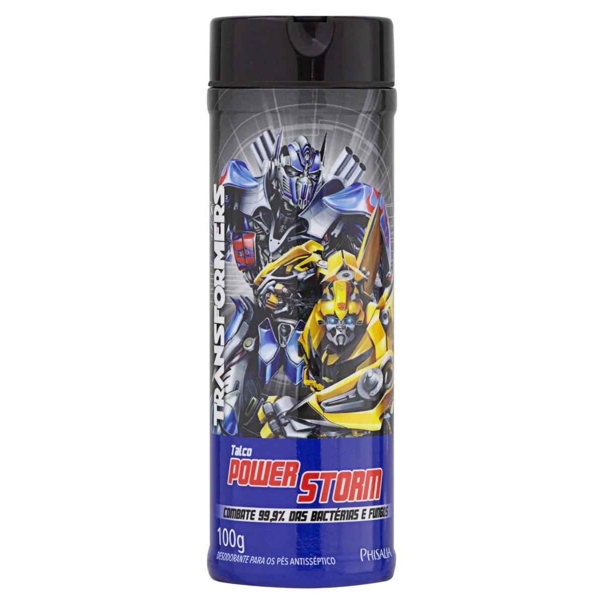 Desodorante Para Os Pés Transformers Phisalia Power Storm Frasco 100g