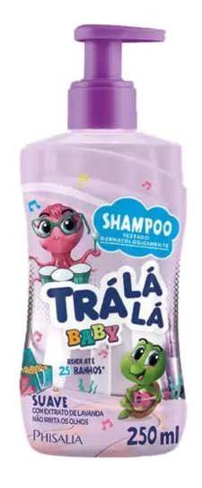 Shampoo Trá Lá Lá Baby Suave Frasco 250ml