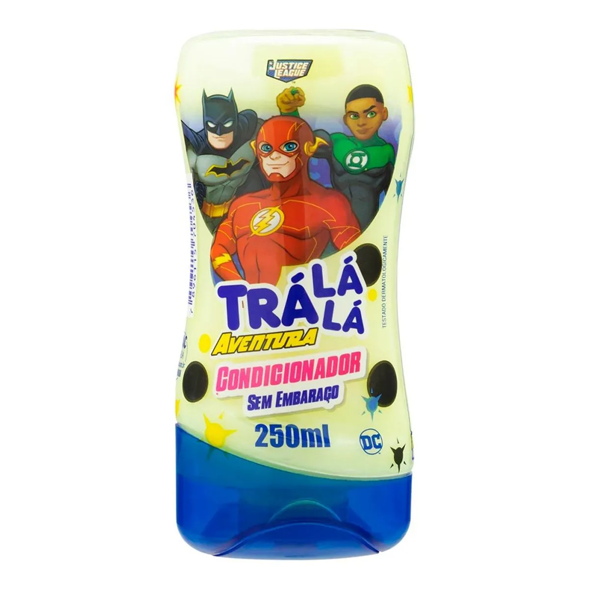 Condicionador Infantil Justice League Trá Lá Lá Aventura Sem Embaraço Frasco 250ml