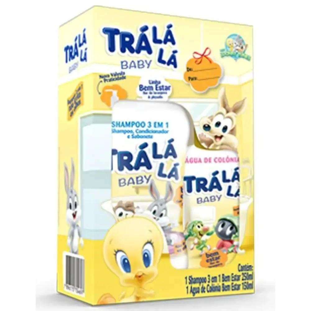 Kit Sh.3em1 250ml Agua Col.150ml Tra La La