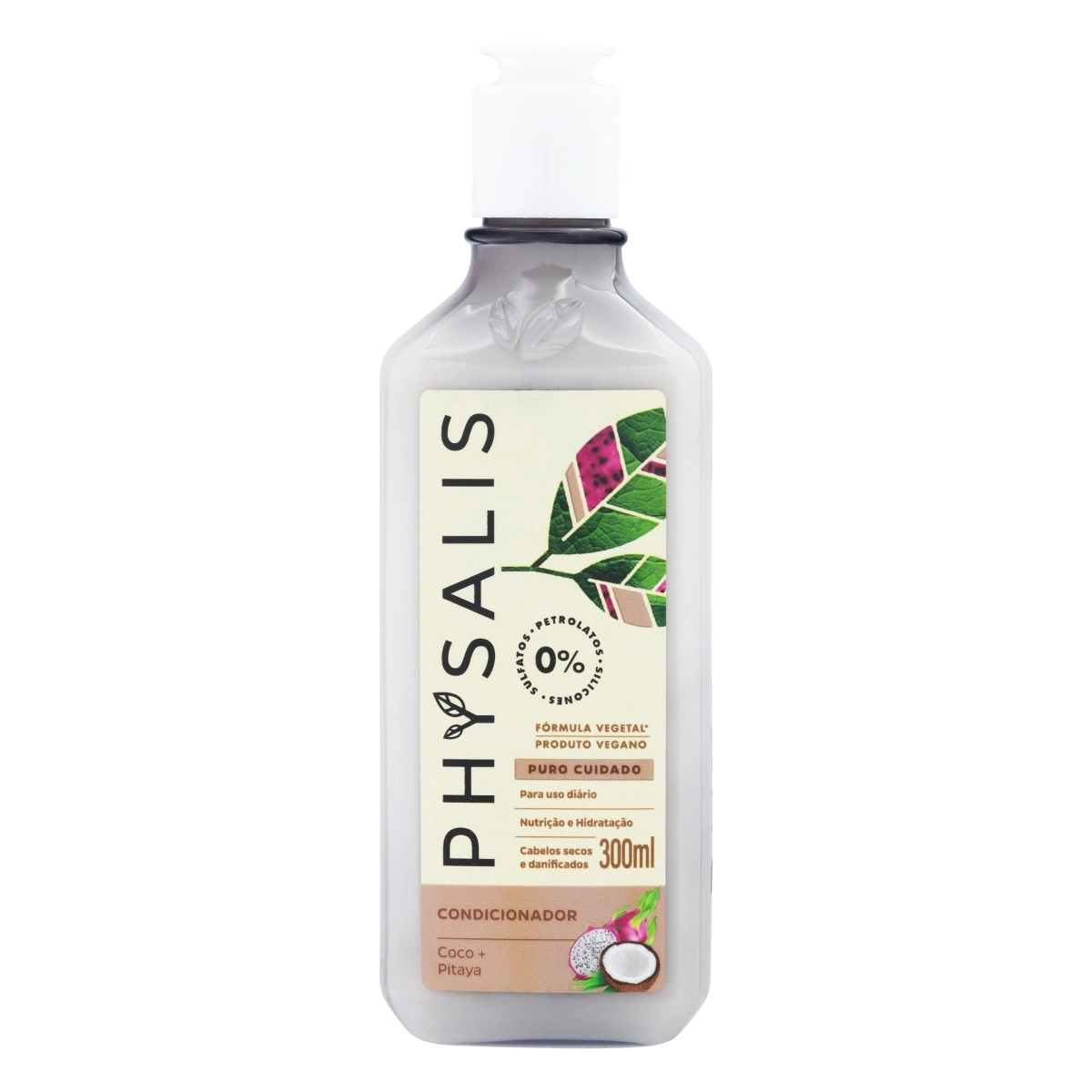 Condicionador Coco E Pitaya Physalis Puro Cuidado Frasco 300ml