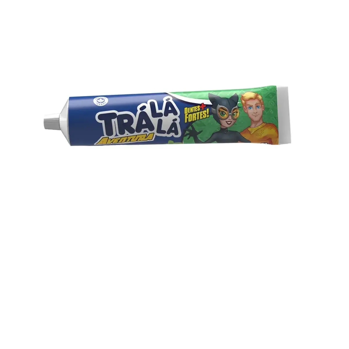 Creme Dental Infantil Com Flúor Menta Fresh Trá Lá Lá Aventura Caixa 50g