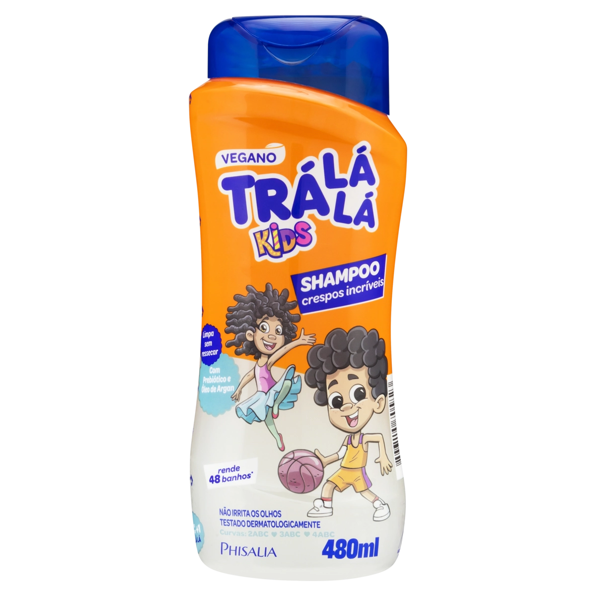 Shampoo Trá Lá Lá Kids Crespos Incríveis Frasco 480ml