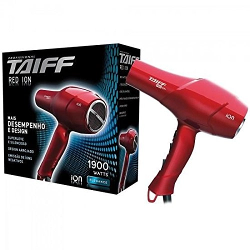 Secador Taiff Red íon C/ Emissão De íons 1900w