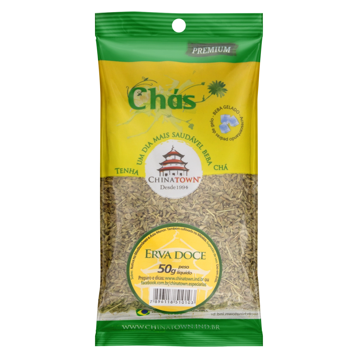 Chá Erva Doce CHINATOWN Pacote 50g