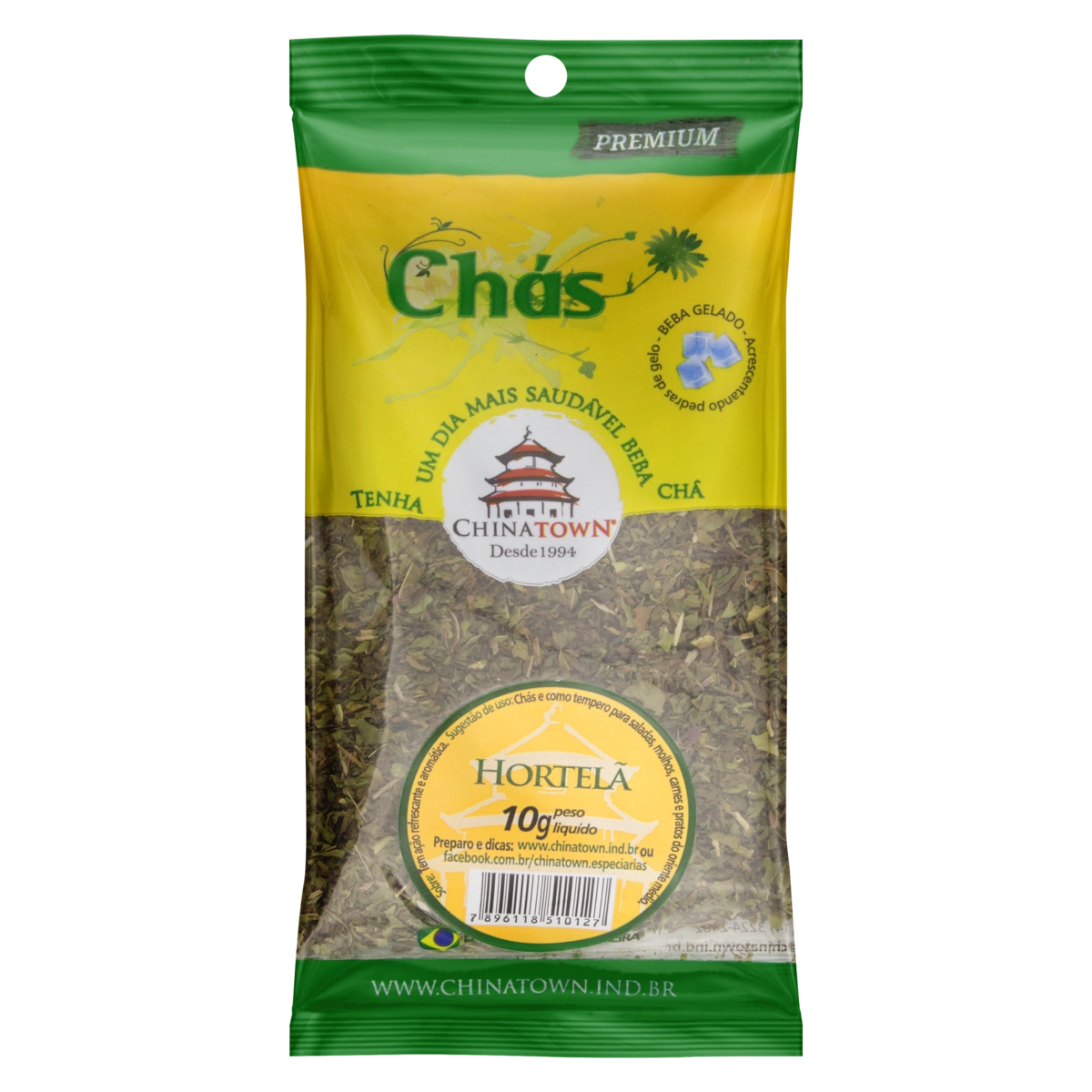 Chá Hortelã CHINATOWN Pacote 10g