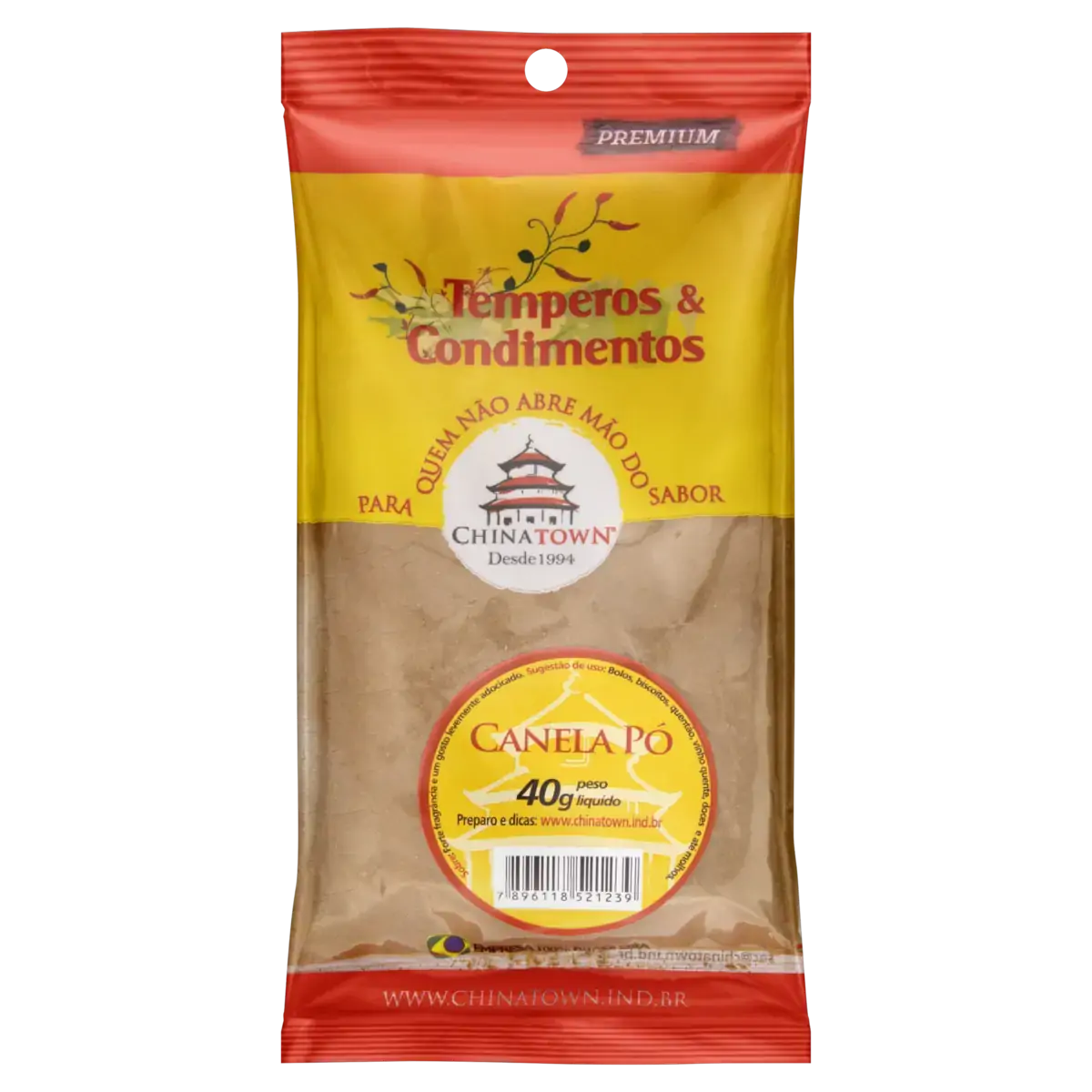 Canela em Pó CHINATOWN Pacote 40g