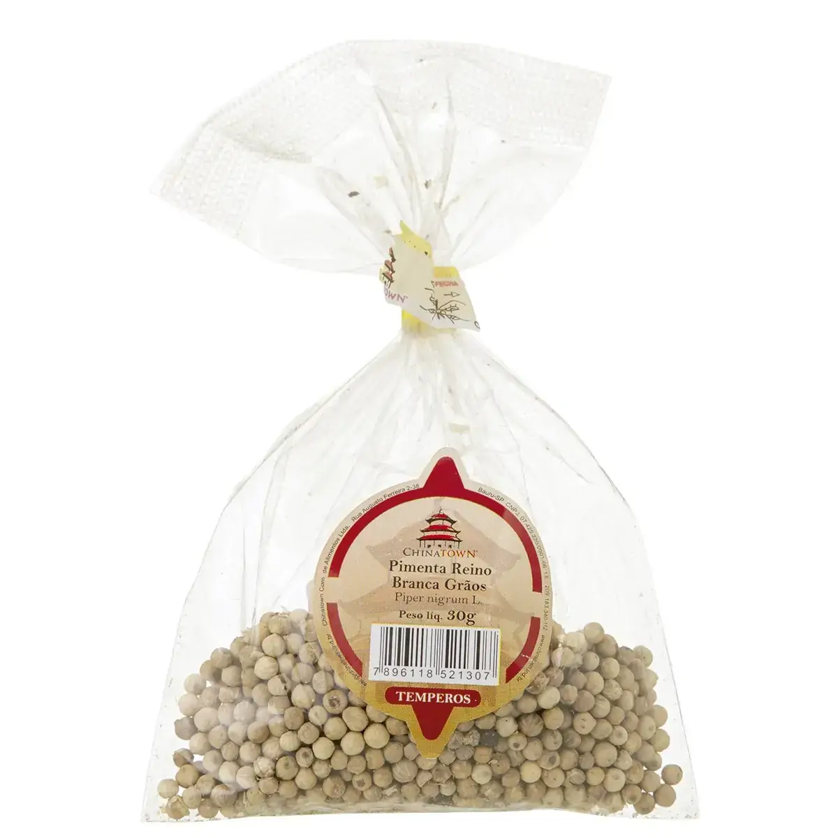 Pimenta Branca Grão CHINATOWN Pacote 30g