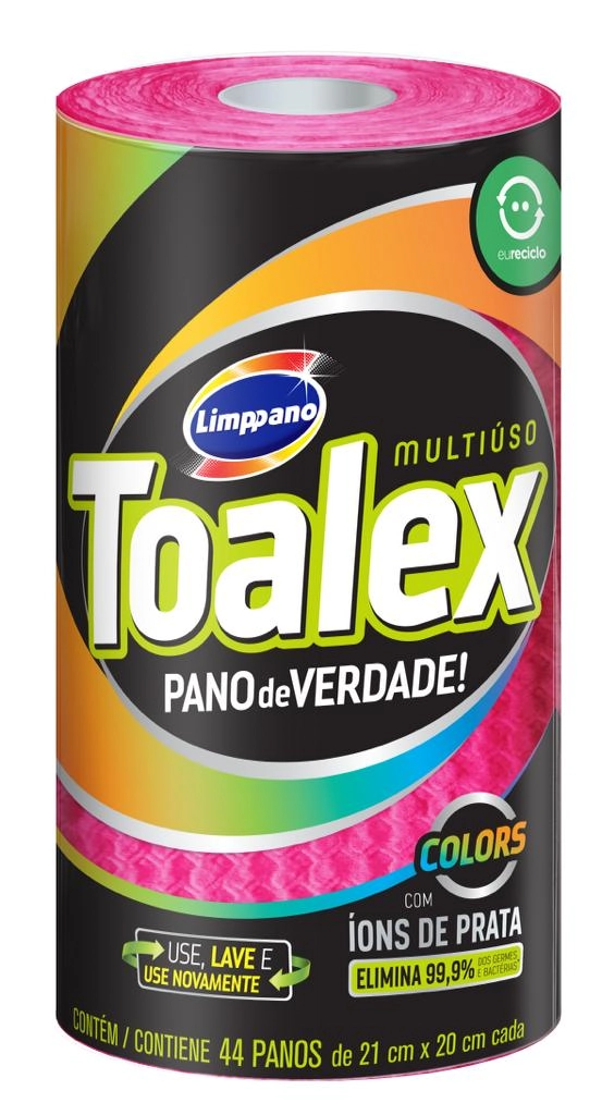 Pano Multiuso Limppano Toalex Rosa C/44