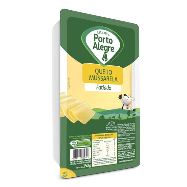 Queijo Mussarela Porto Alegre 150g Fatiada Ref 808611146