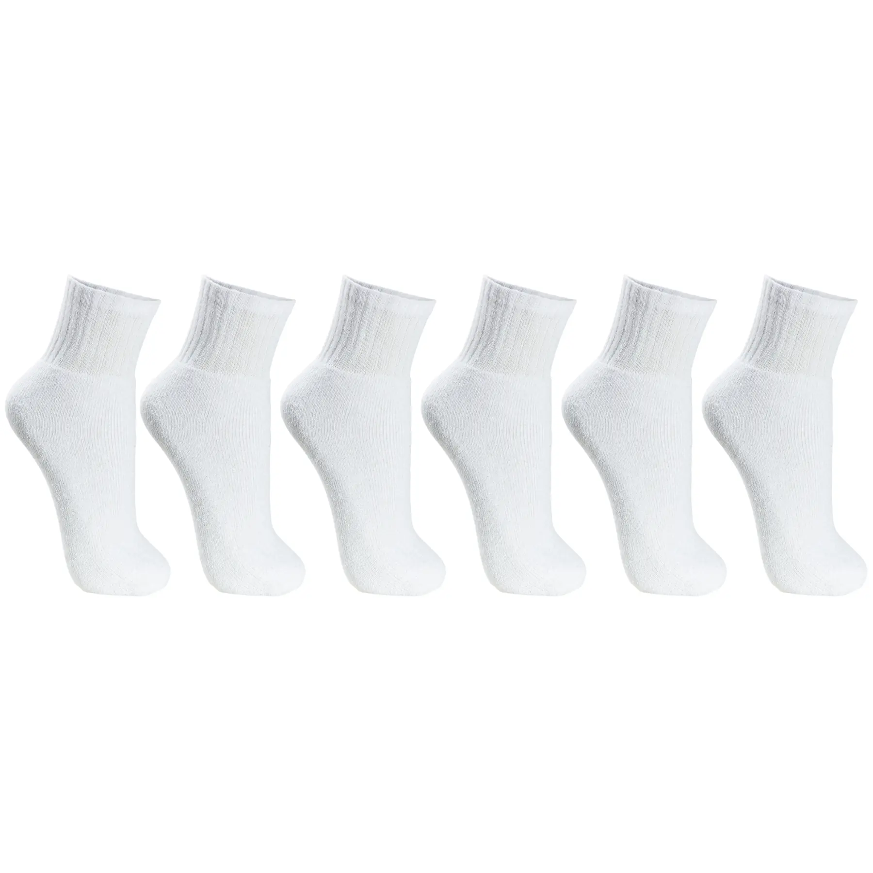 Meia Masculina Rotook Esportiva Branca 39-43 com 6 Unidades