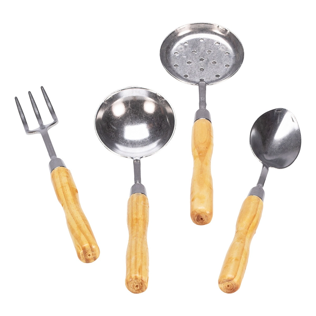 Kit 4 Pcs Cabo Madeira 24 Tec Lar