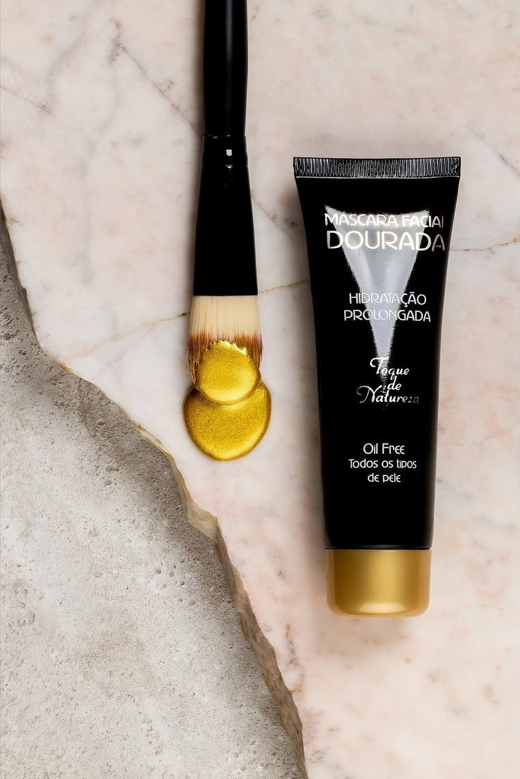 Mascara Facial Toque De Natureza Dourada 1un