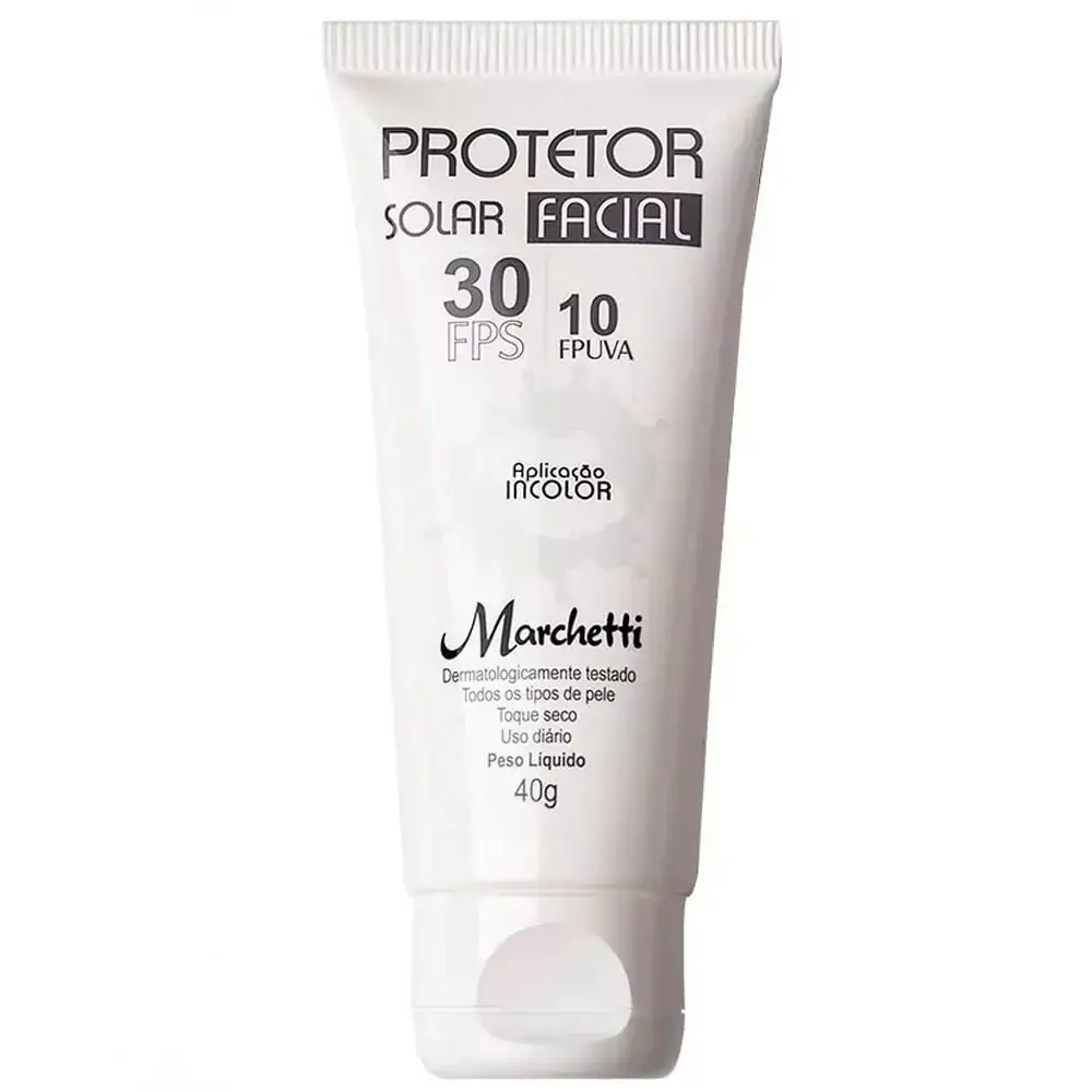 Protetor Solar Facial Marchetti FPS30 Incolor 01