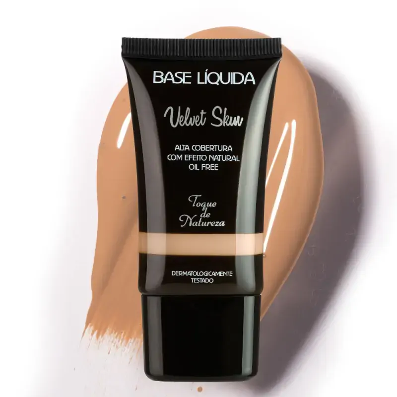 Base Liquida Velvet Skin Toque Natureza 206 Castor