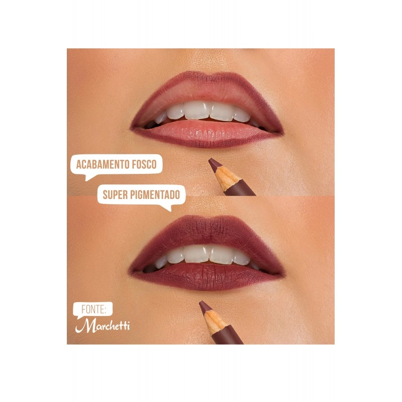 Lapis Labios Marchetti Delineador Para Lábios Carmim 1un