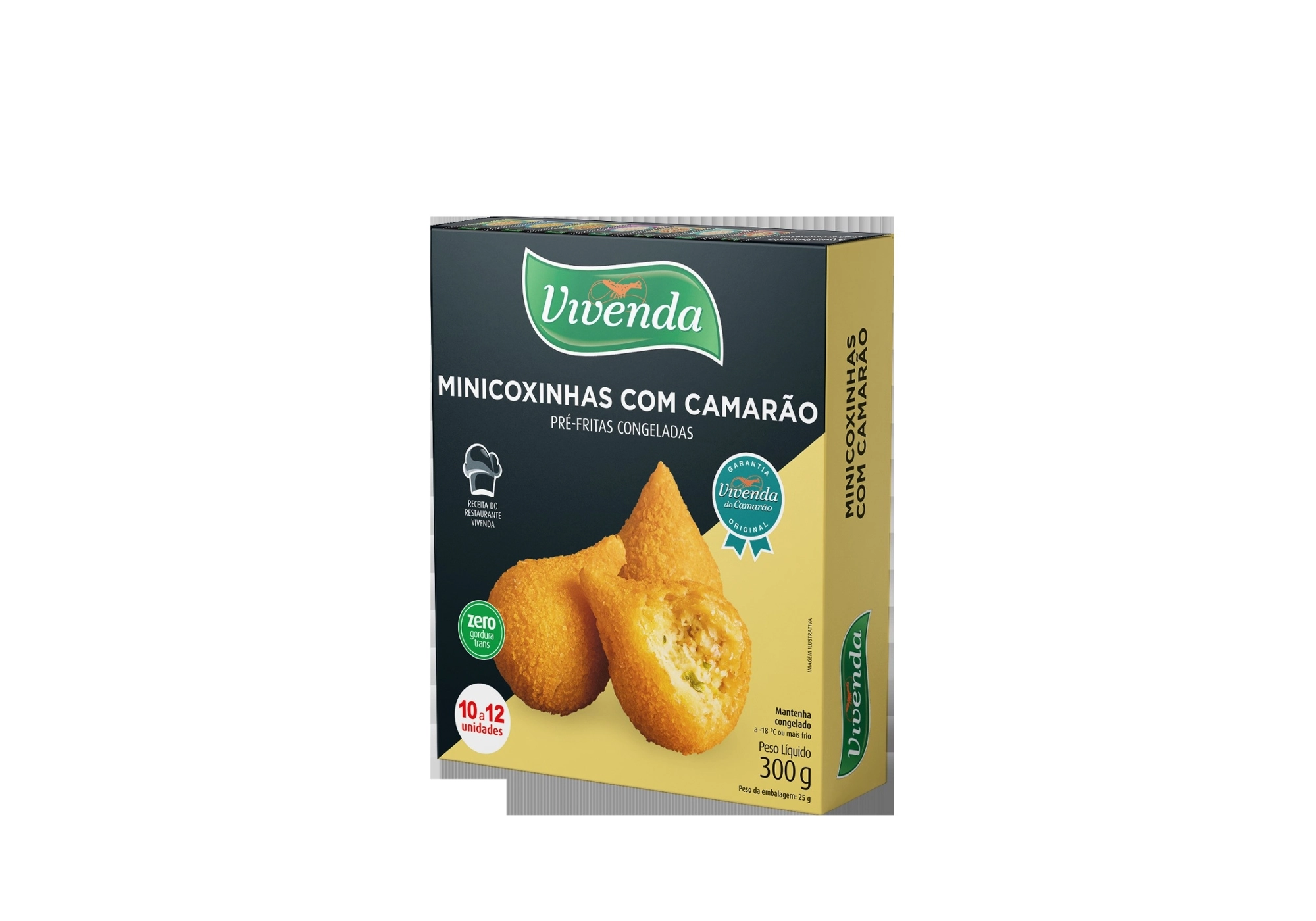 Minicoxinhas Com Bacalhau Vivenda 300g