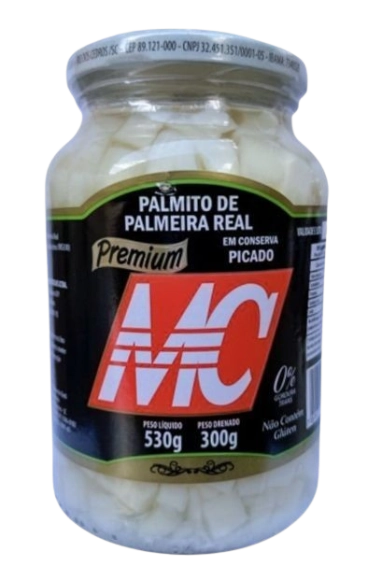 Palmito Mc De Palmeira Real Premium 530g/300g