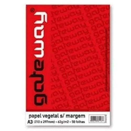 Papel Vegetal Gateway Liso A3 Gd 63g