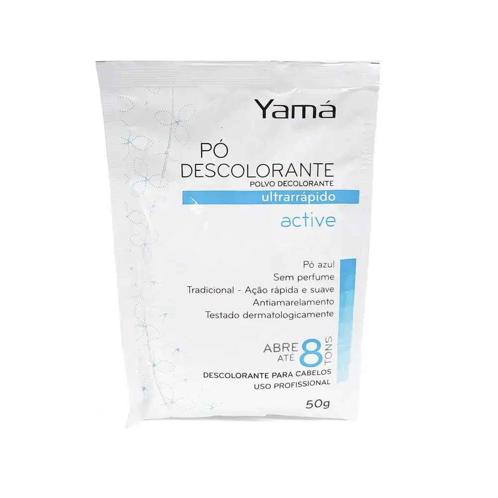 Descolorante Active Sem Perfume Pó Yamá Envelope 50g