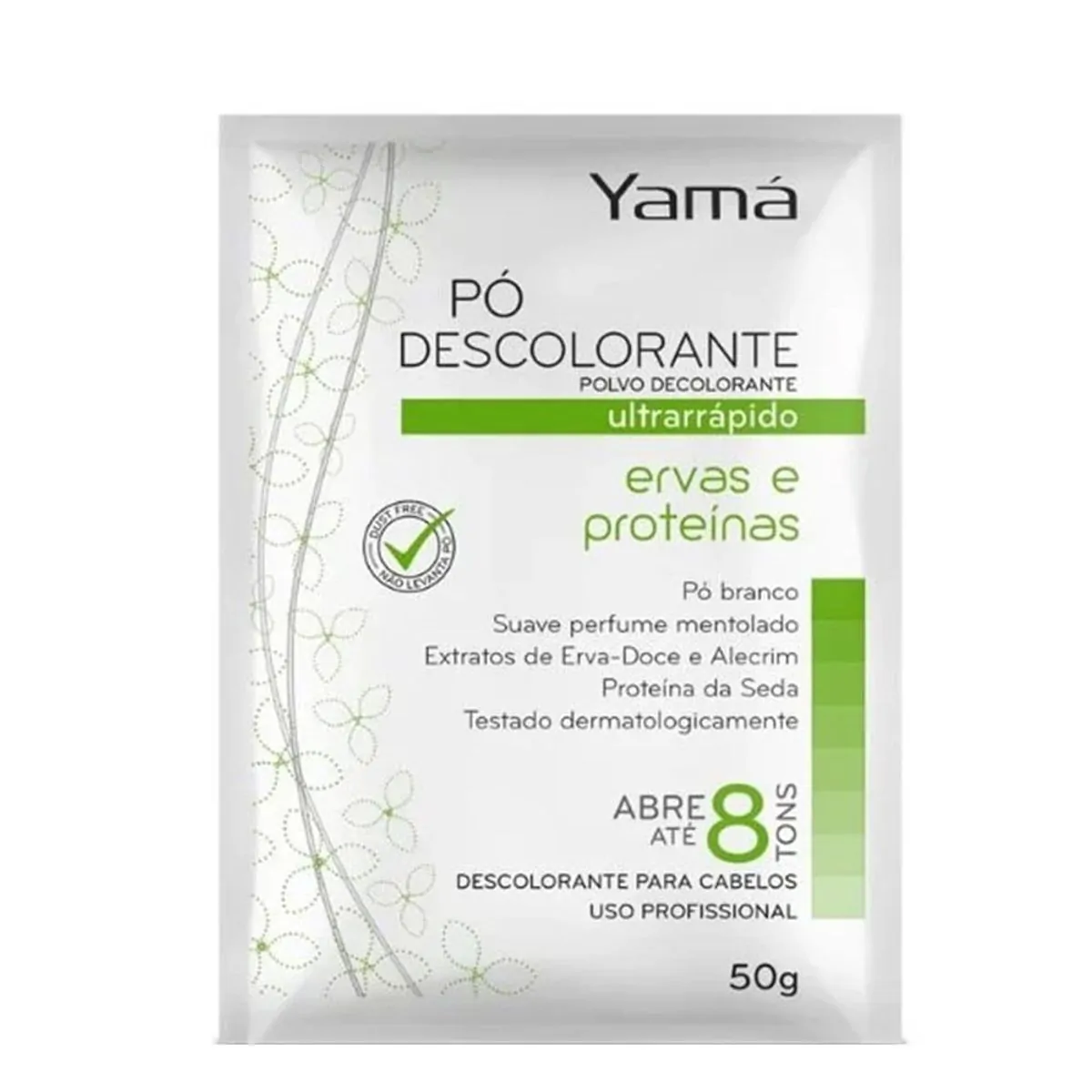 Pó Descolorante Yama 50gr Ervas e Proteinas