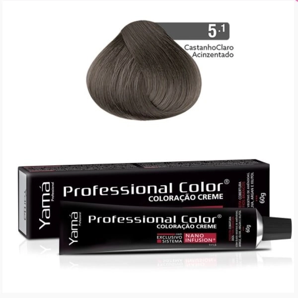 Coloracao Individual Permanente Yama Tint. Prof. Color N. 5.1 1un