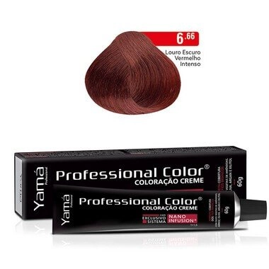 Coloracao Individual Permanente Yama Tint. Prof. Color N. 6.66 1un