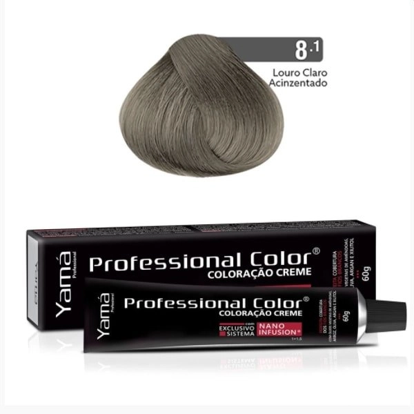 Coloracao Individual Permanente Yama Tint. Prof. Color N. 8.1 1un