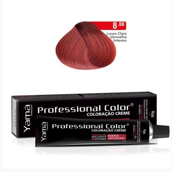 Coloracao Individual Permanente Yama Tint. Prof. Color N. 8.66 1un