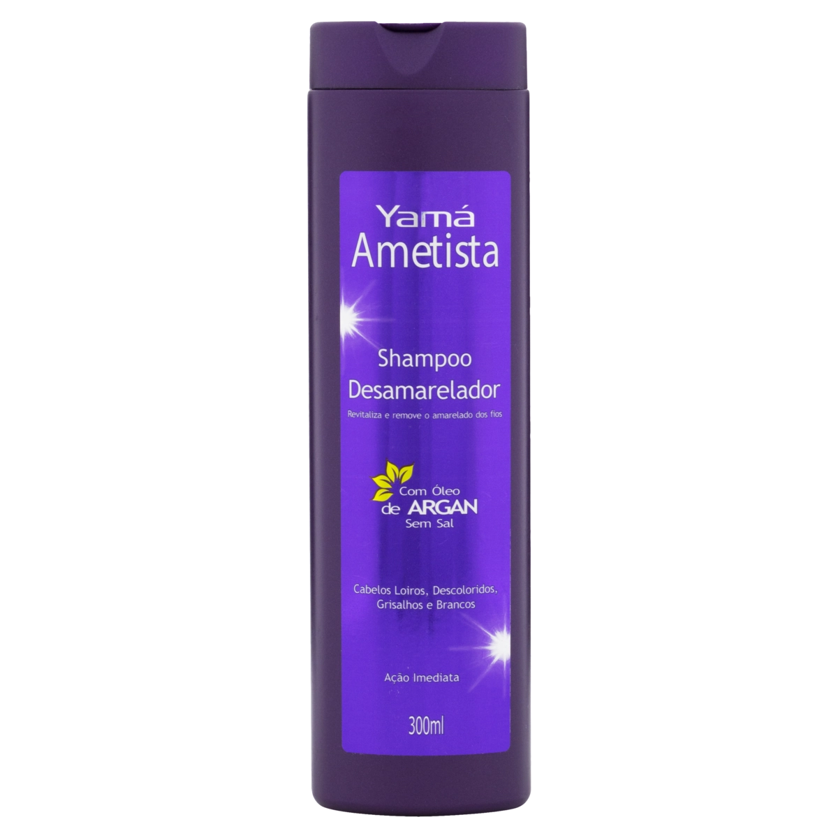 Shampoo Desamarelador Yamá Ametista Frasco 300ml