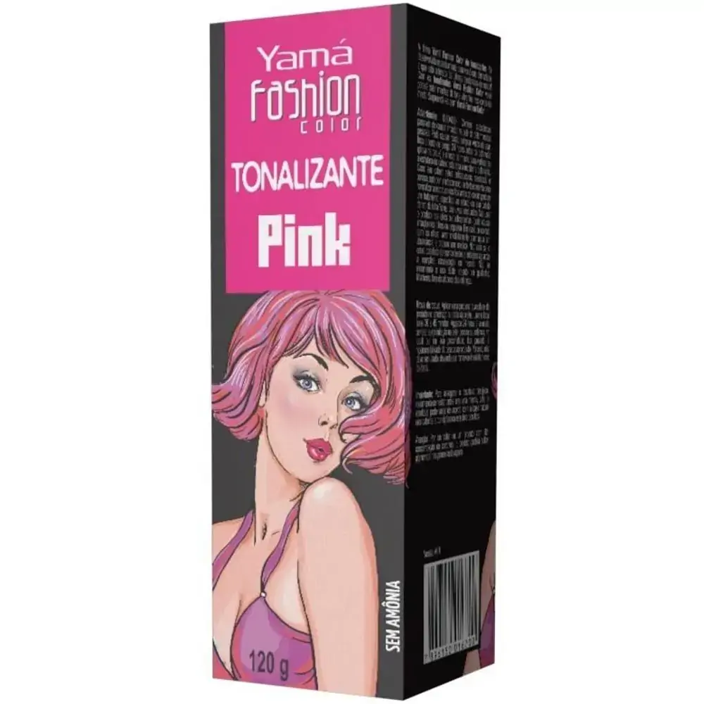 Tonalizante Pink Yamá Fashion Color Caixa 120g