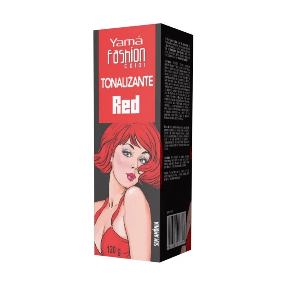 Tonalizante Red Yamá Fashion Color Caixa 120g