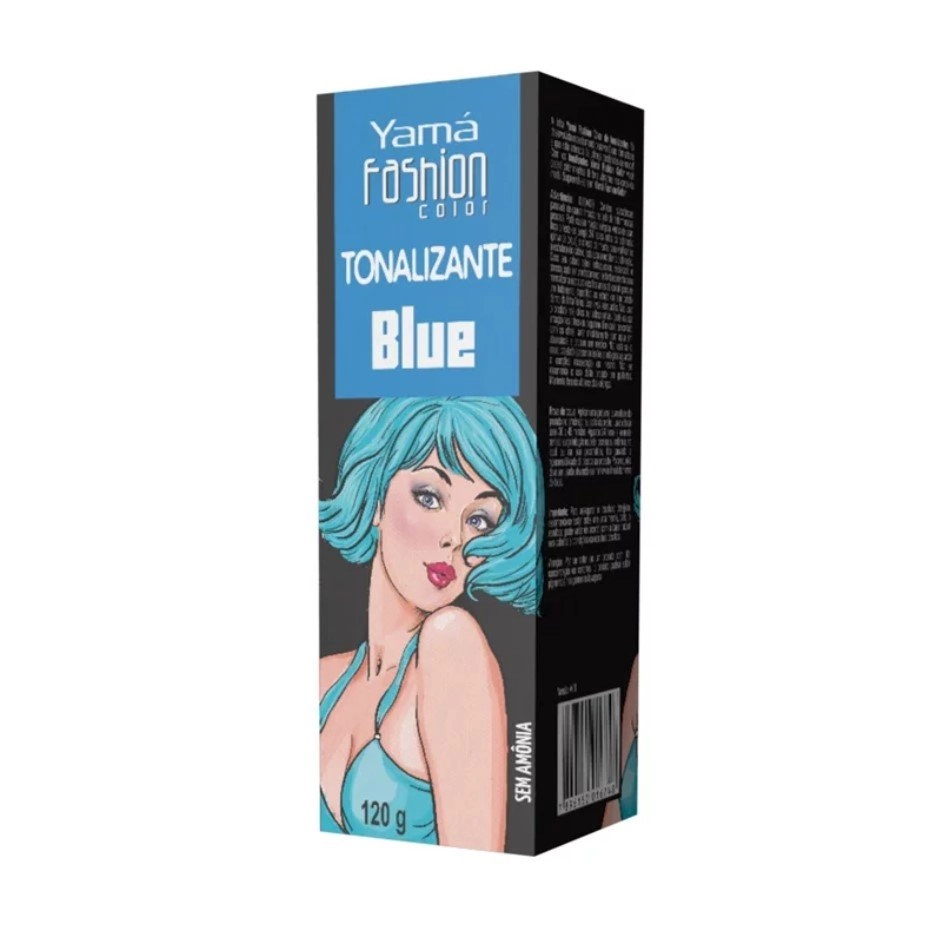 Tonalizante Blue Yamá Fashion Color Caixa 120g
