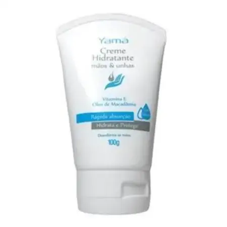 Creme Para Mãos Yamá 100g Mãos E Unhas Com Silicone Unit